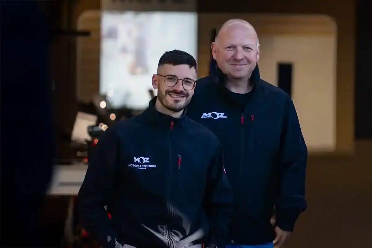 BMW und Yamaha Verkaufsteam im MOZ Freiburg